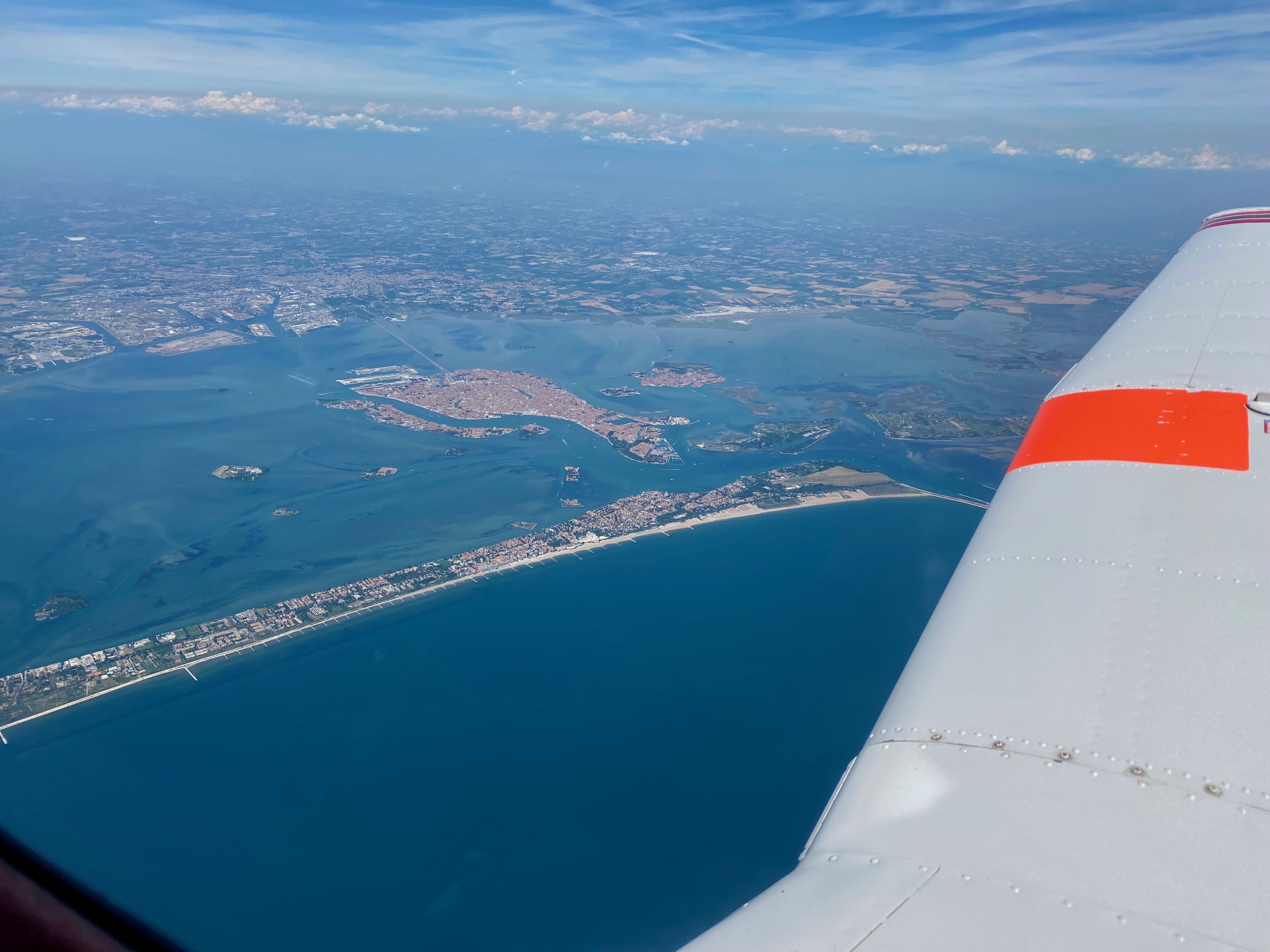 Rückflug abeam Venezia